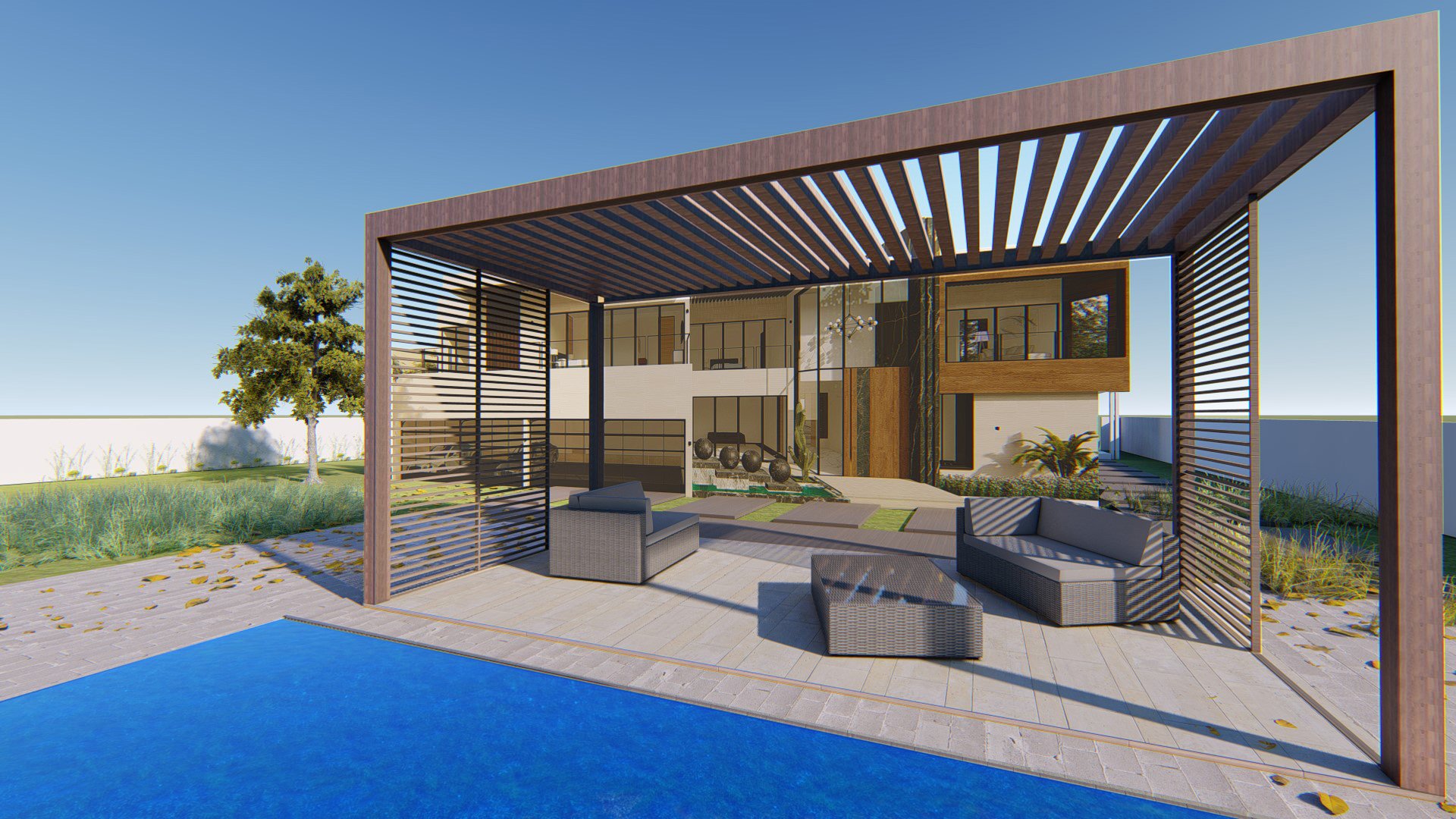 Aluminium Pergolas Euro Systems® Dubai, UAE Doha, Qatar Kuwait